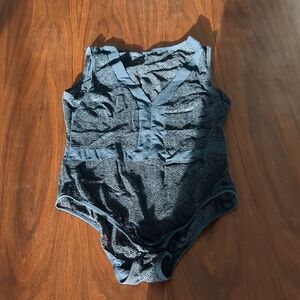 Elegant Black Lace Bodysuit, Lingerie